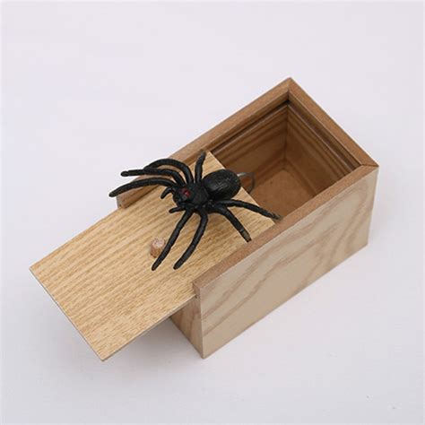 wooden box with metal spider|diy spider box patterns.